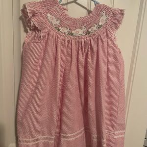 Lil Cactus Bunny Smocked Dress - 2T